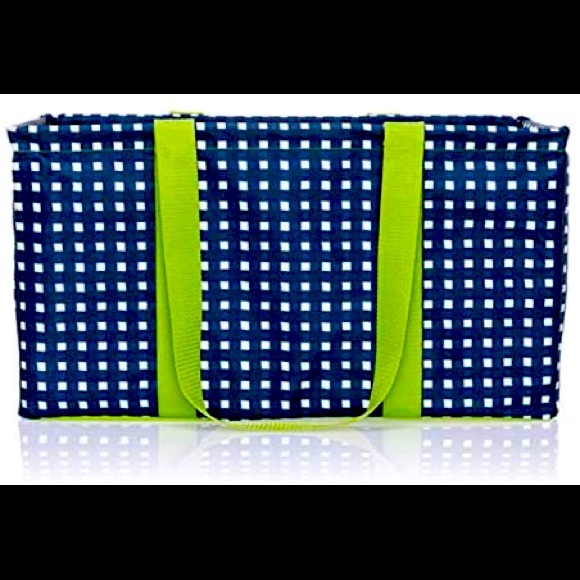 going gingham large utility tote